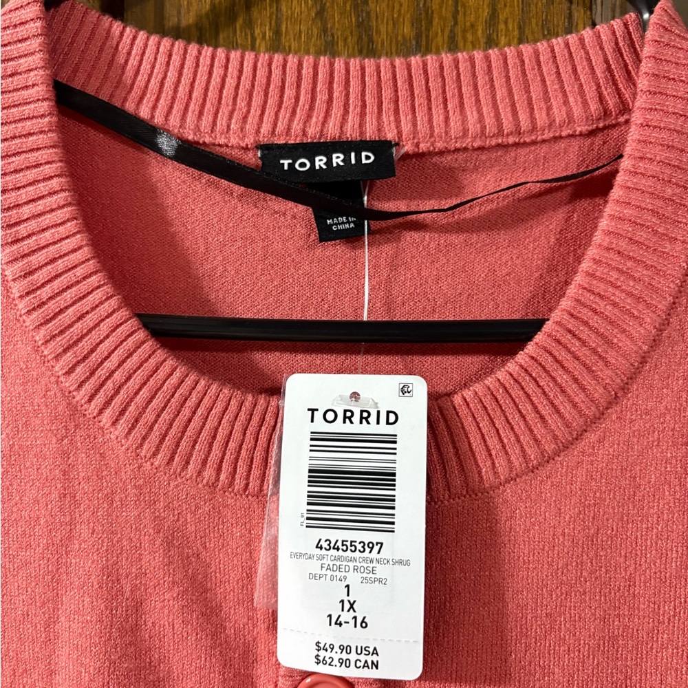 torrid Short Sleeve Cardigan Sweater - Picture 4 of 7